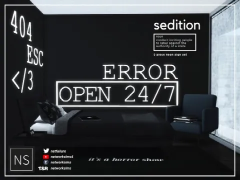 Sedition Neon Signs