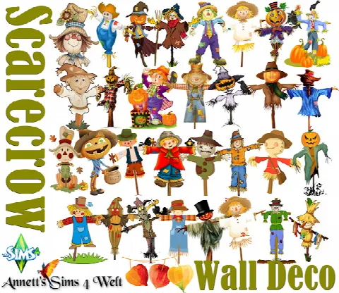 Wall Deco Scarecrow