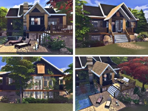 Graham home by Rirann, Sims 4 residential lots CC – image 2