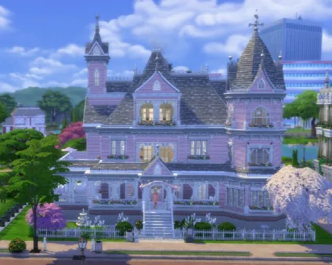 The Pink Victorian mansion