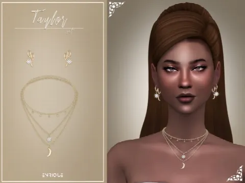 Taylor Set: earrings & necklace