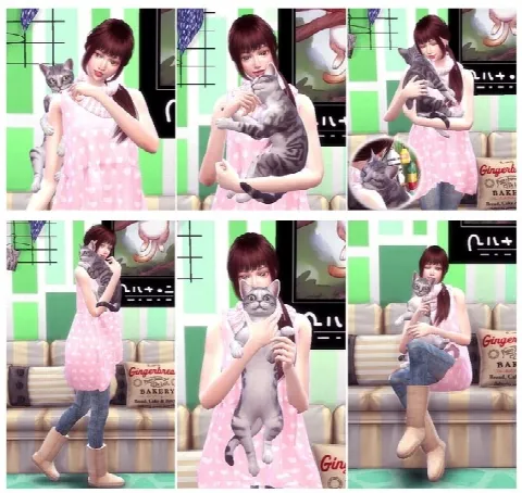 Me & Cat Pose Pack 2