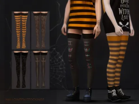 Halloween stockings Simblreen 2020