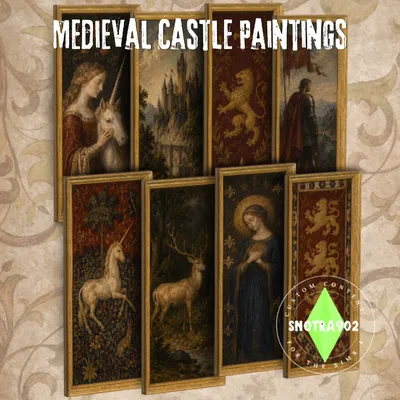 Medieval Castle Paintings