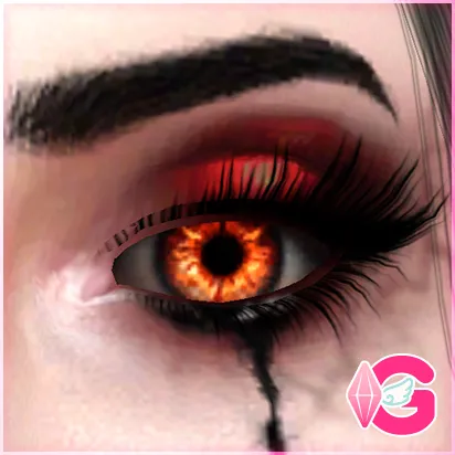 Hellish demon eyes