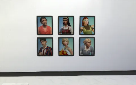 Yearbook Legends: Class of '00 Portrait Frame by dkman84m2, Sims 4 decor CC – image 3