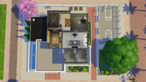 Magnolia Promenade High School by IntincrMars, Sims 4 community lots CC – image 4