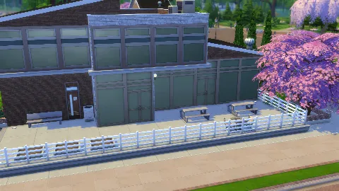 Magnolia Promenade High School by IntincrMars, Sims 4 community lots CC – image 8