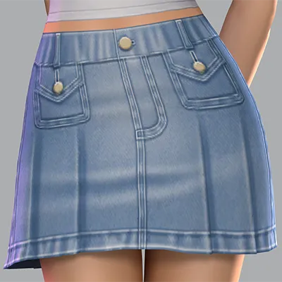 Emma Denim Skirt