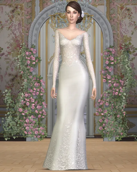 Jessie Dress by Sentate (with Joliebean and H.F.O), Sims 4 female clothes CC – image 2