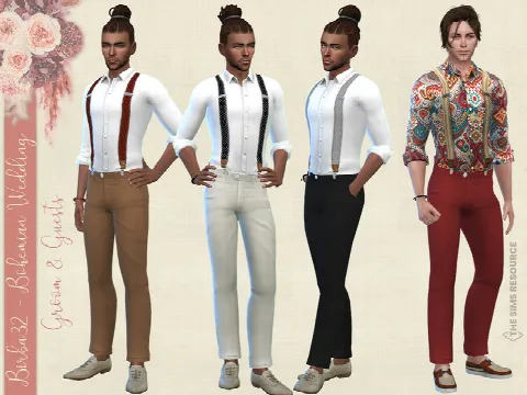 Bohemian Wedding - Groom suit