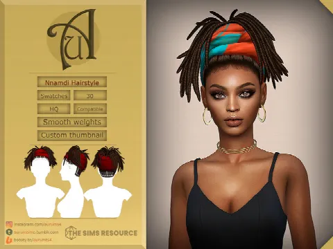 Nnamdi - Updo Locs Hairstyle