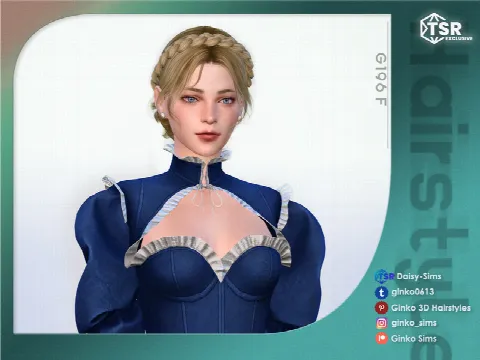 Braided Updo Hairstyle - Ginko 196