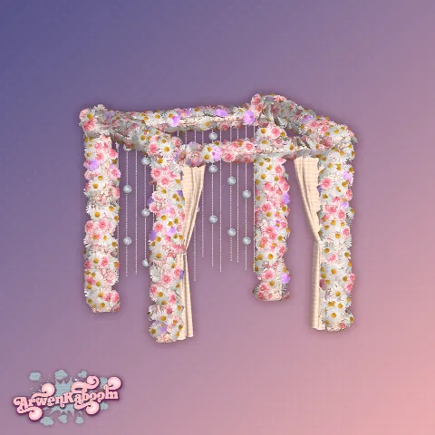 The Perfect Night wedding arch by ArwenKaboom, Sims 4 decor CC – image 2