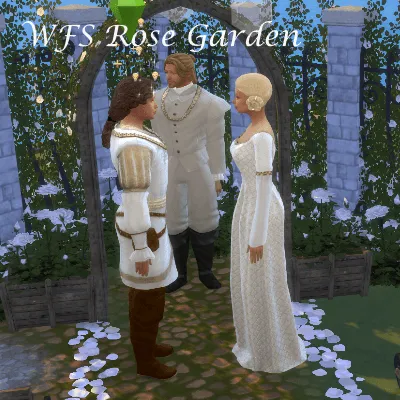 WFS Rose Garden wedding venue by Simverses, Sims 4 community lots CC – image 3