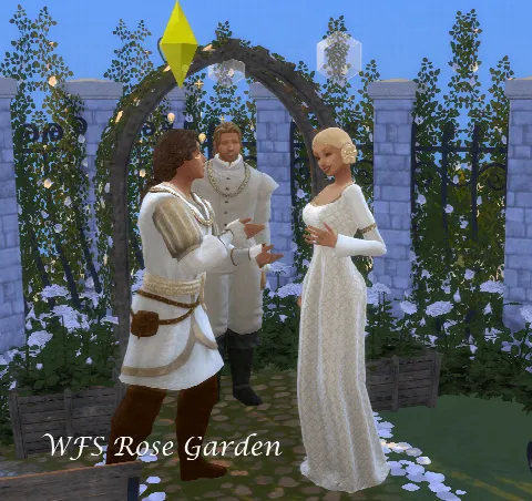 WFS Rose Garden wedding venue by Simverses, Sims 4 community lots CC – image 4