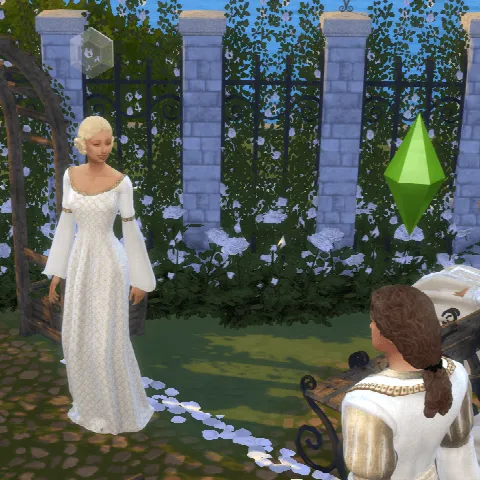 WFS Rose Garden wedding venue by Simverses, Sims 4 community lots CC – image 5