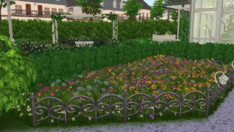 Bellecourt garden park and wedding venue by manicpot8to, Sims 4 community lots CC – image 4
