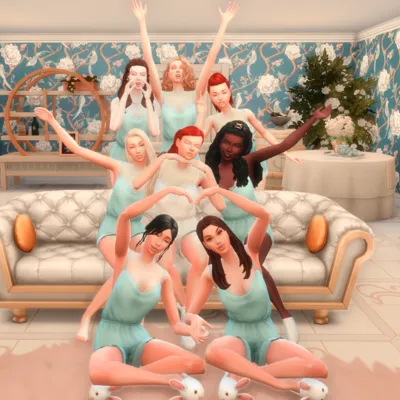 Getting Ready for a Wedding pose pack