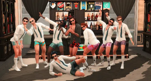 Getting Ready for a Wedding pose pack by jbabblescc, Sims 4 Pose mod – image 2