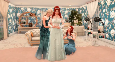 Getting Ready for a Wedding pose pack by jbabblescc, Sims 4 Pose mod – image 7