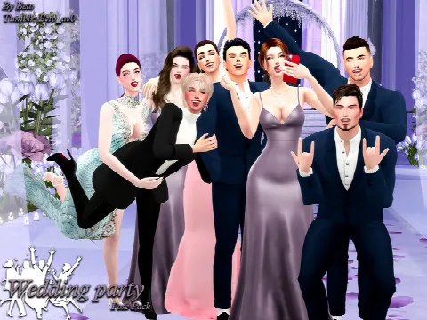Wedding party (Pose Pack)