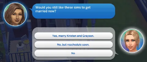 NPC Weddings and Invites by KaylaDot, Sims 4 Gameplay Tweaks mod – image 3