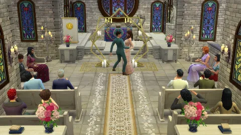 Sit at Weddings by sims4me, Sims 4 Gameplay Tweaks mod – image 4