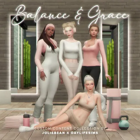 Balance & Grace Collection by Joliebean, Sims 4 female clothes CC – image 2