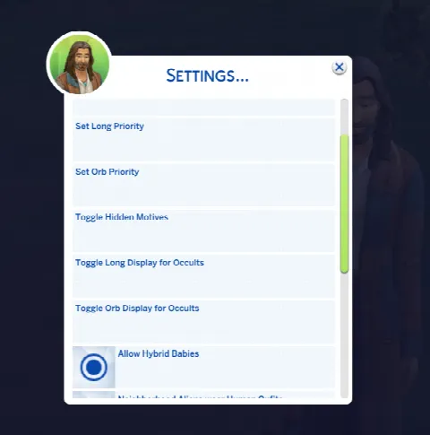 Occult Hybrid Mod by BearlyBearable, Sims 4 Gameplay Tweaks mod – image 3