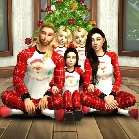 Family Christmas Pajamas Set