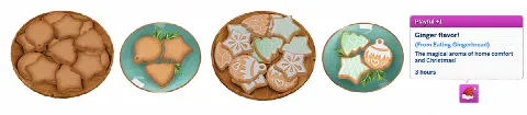 Gingerbread cookies by Somik_Severinka, Sims 4 Gameplay Tweaks mod – image 4