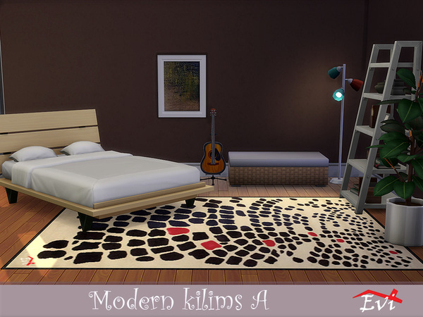 Modern Kilims A By Evi - Sims 4 Decor